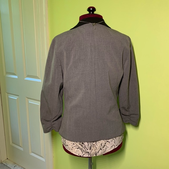 Aqua Grey/Black Style Blazer - Picture 8 of 14